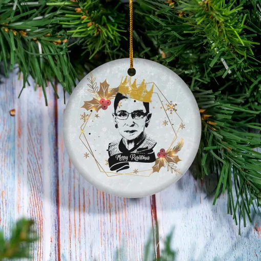 Merry Resistmas Ornament Ruth Bader Ginsburg