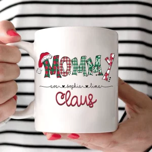 Personalized Mommy Claus - Art Christmas Mugs Ceramic Mug 11 Oz 15 Oz Coffee Mug