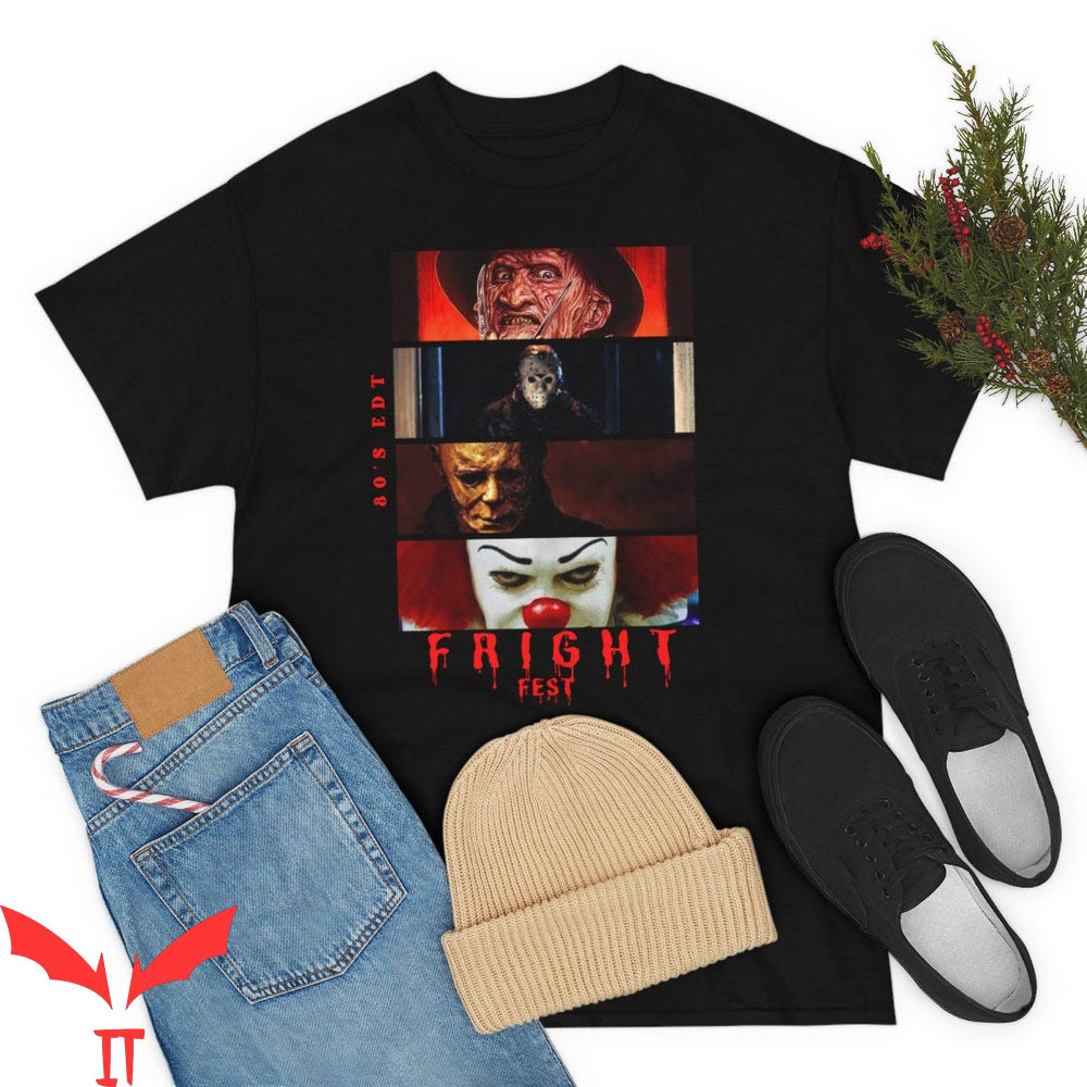 Freight Fest T-Shirt Pennywise Michael Myers Freddy Jason
