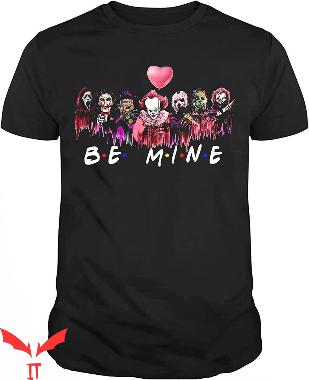 Halloween Horror Movie Pink Characters Be Mine T-Shirt