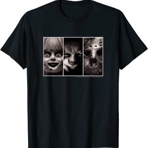 IT Annabelle Pennywise Jason Frames Halloween Horror Movie T Shirt 1