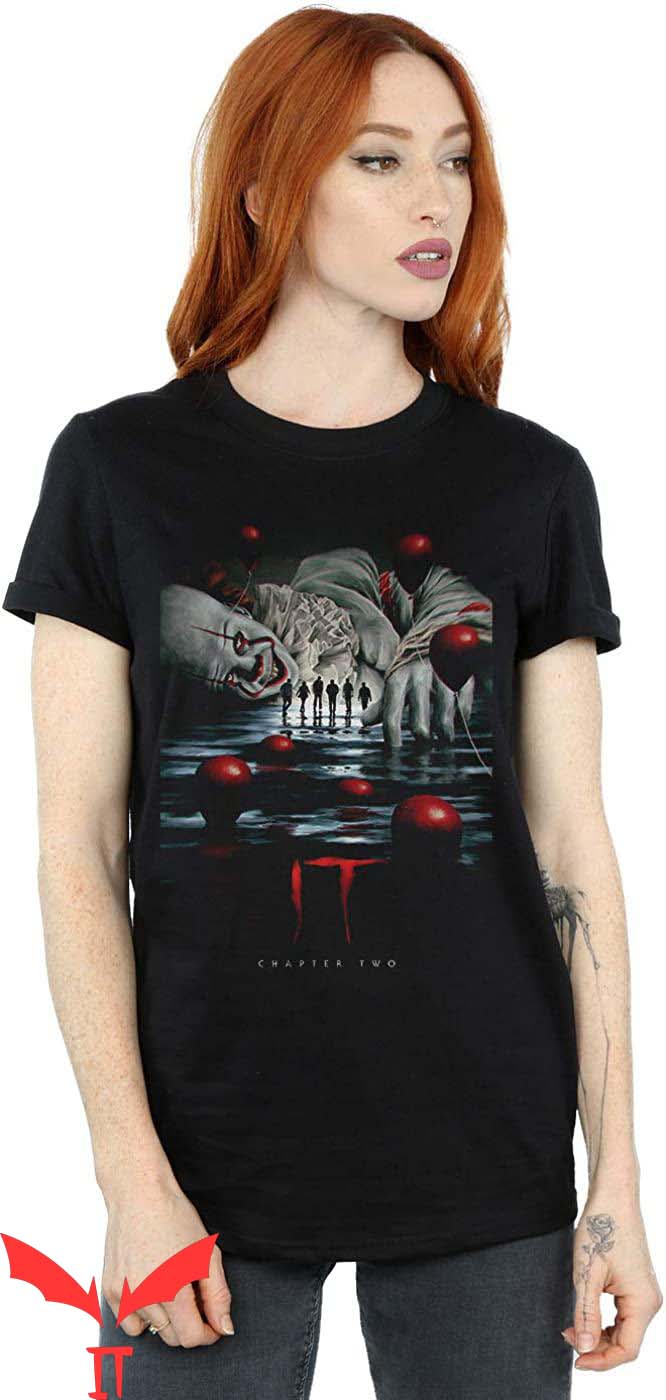 IT Chapter 2 T-Shirt Pennywise Red Balloon Poster T-Shirt