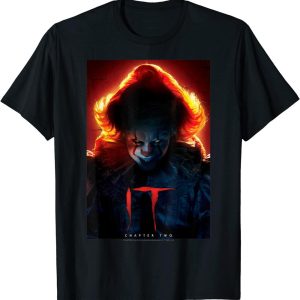IT Chapter Two Pennywise Glow Poster Halloween Horror Movie T Shirt 2