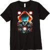 IT Dead Lights Come Back And Play Pennywise Premium Halloween Horror Movie T-Shirt