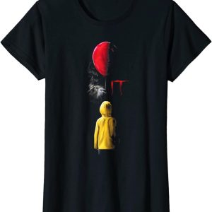 IT Pennywise Red Balloon Halloween Horror Movie T Shirt 4