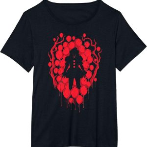 IT Pennywise Red Balloon Mirage Halloween Horror Movie T Shirt 3