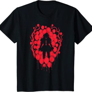 IT Pennywise Red Balloon Mirage Halloween Horror Movie T Shirt 5