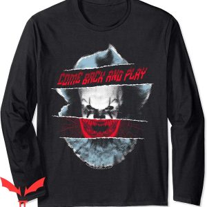 IT Pennywise T-Shirt Come Back And Play Torn IT Chapter 2