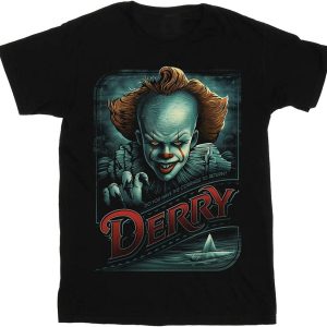 IT Pennywise T Shirt Derry Courage to Return IT Chapter 2 2