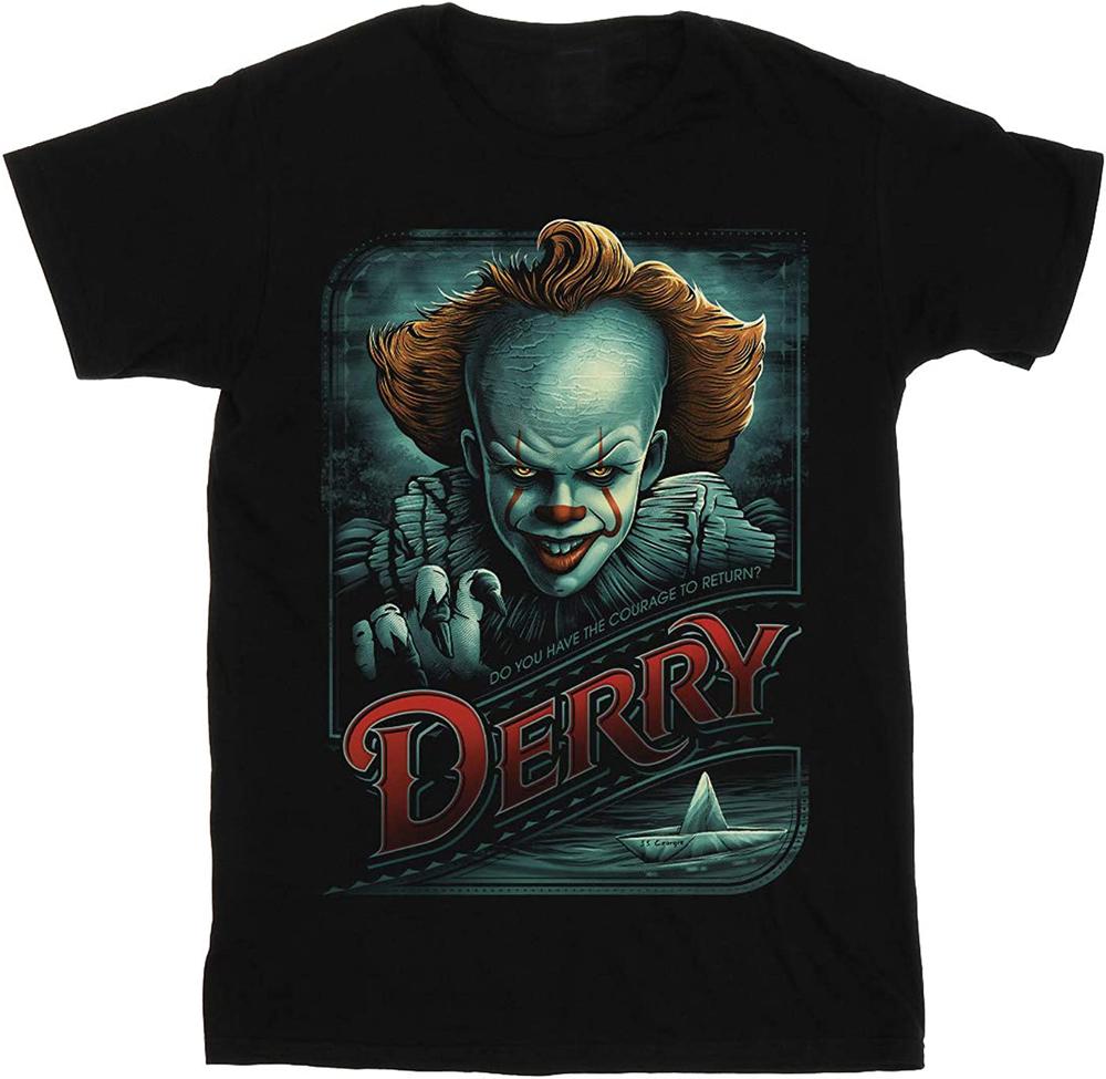 IT Pennywise T-Shirt Derry Courage to Return IT Chapter 2