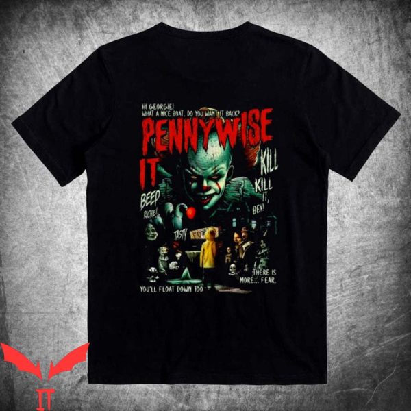 IT Pennywise T-Shirt Hi Georgie Stephen King Horror Movie