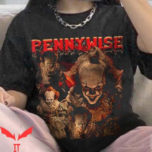 IT Pennywise T-Shirt Pennywise 90S Horror Halloween T-Shirt