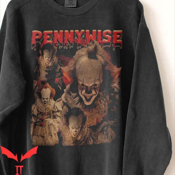 IT Pennywise T-Shirt Pennywise 90S Horror Halloween T-Shirt
