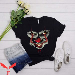 IT Pennywise T-Shirt Pennywise Face IT The Movie Horror Shirt