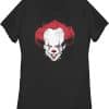 IT Pennywise T-Shirt Pennywise Face Paint IT The Movie Shirt