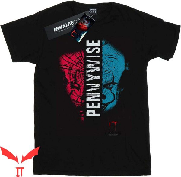 IT Pennywise T-Shirt Pennywise Split Face IT The Movie Shirt