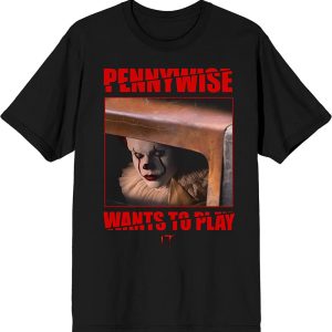 IT Pennywise T-Shirt Pennywise Wants To Play IT The Movie