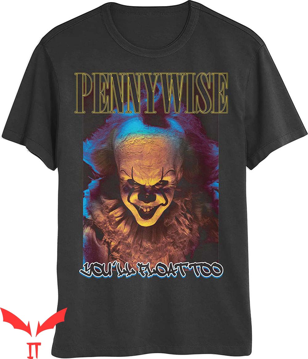 IT Pennywise T-Shirt You'll Float Too Pennywise Graphic Shirt