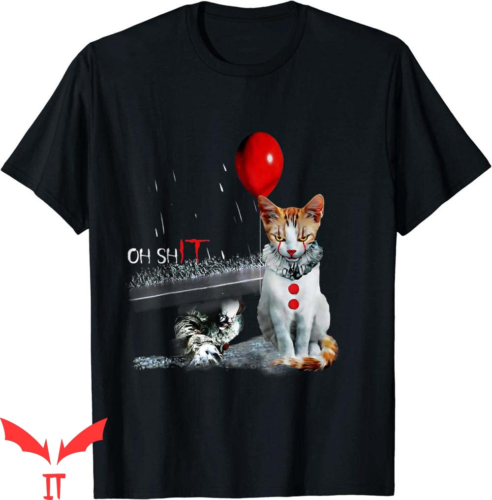 IT The Movie T-Shirt Cat Clown Circus Oh It Horror Halloween