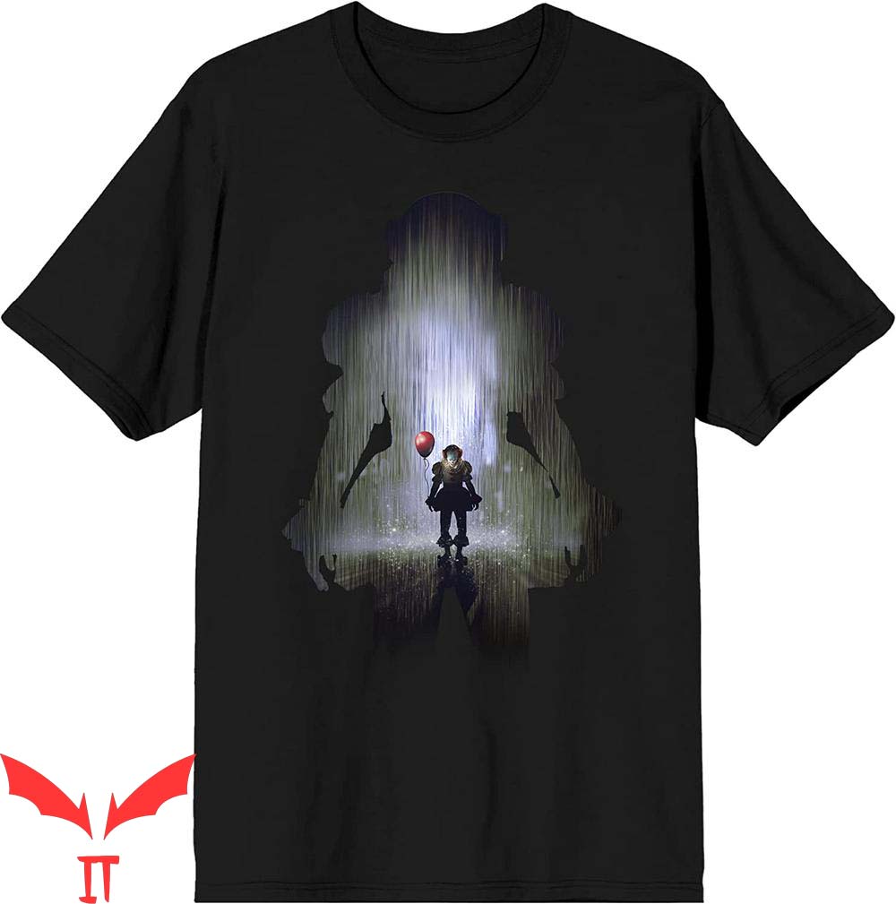 IT The Movie T-Shirt Foggy Pennywise Silhouette T-Shirt