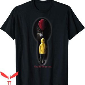 IT The Movie T-Shirt Georgie Red Balloon You'll Float Too