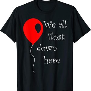 It Halloween Costume Red Balloon We All Float Down Here Horror Movie T Shirt 2