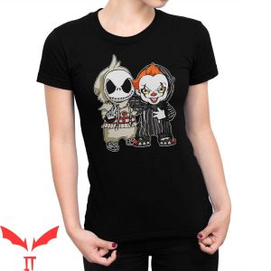 Jack Skellington With Pennywise T Shirt Halloween Horror 2