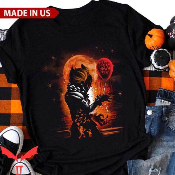 Pennywise T-Shirt Halloween We All Float Down Here T-Shirt