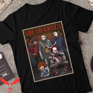 Squad Goals T-Shirt Halloween Horror Killers Character Shirt