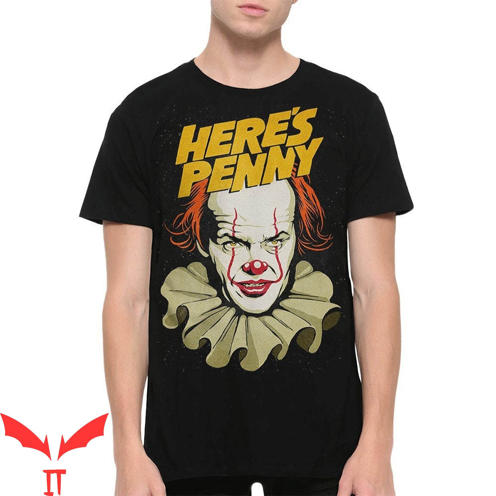 Stephen King T-Shirt Pennywise Here's Penny Jack Nicholson