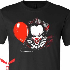 You’ll Float Too T-Shirt Pennywise Classic 80’S Horror Shirt