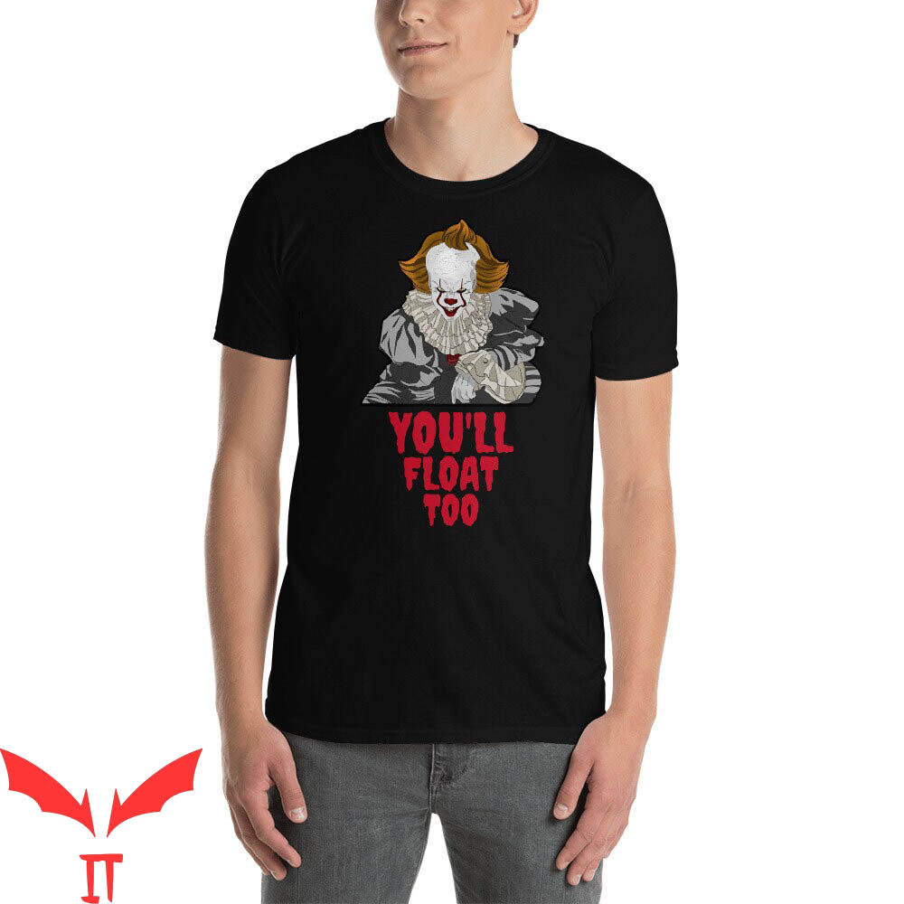 Georgie IT T-Shirt Creepy Clown Pennywise You'll Float Too