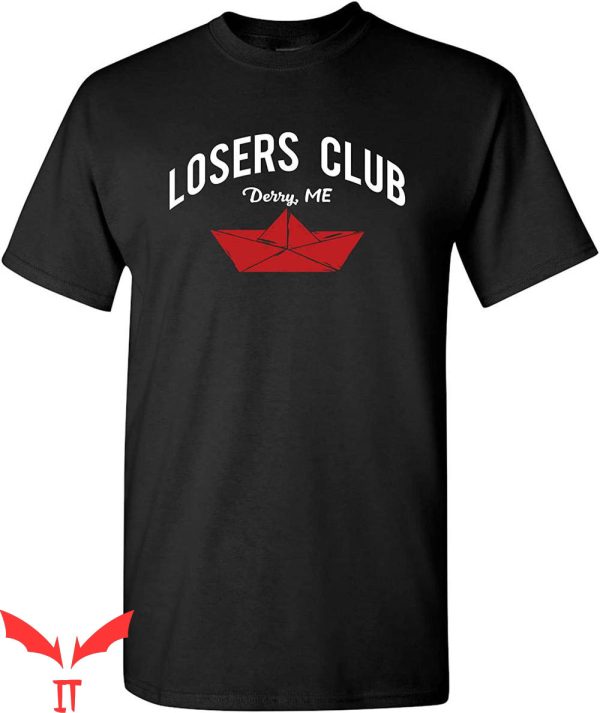 Georgie IT T-Shirt Losers Club Derry ME Paper Boat IT Movie