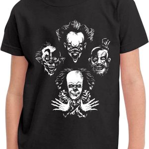 Georgie IT T-Shirt Many Scary Pennywise Faces IT The Movie