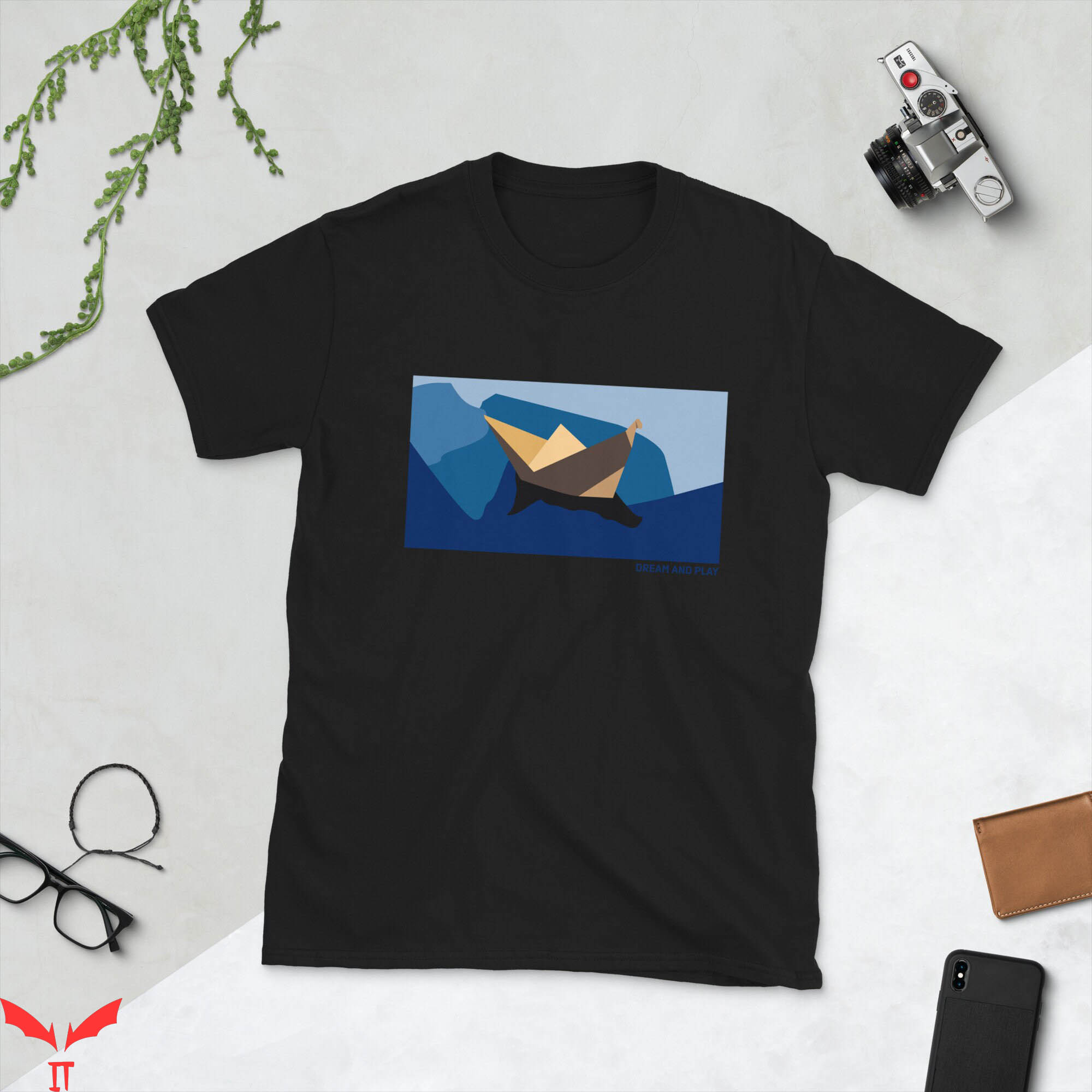 Georgie IT T-Shirt Paper Boat Scary Horror IT The Movie