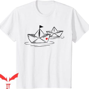 Georgie IT T-Shirt Paper Boats In The Sea IT The Movie