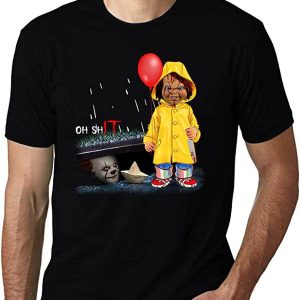 Georgie IT T-Shirt Pennywise Chucky Oh Shit IT The Movie
