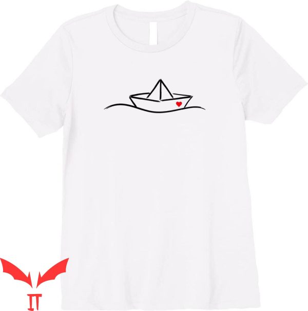 Georgie IT T-Shirt Sea Paper Boat Holiday IT The Movie