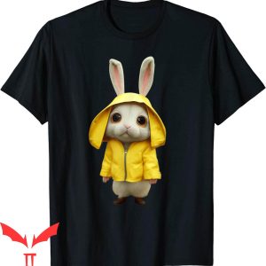 Georgie IT T-Shirt Tiny Cute Bunny In Yellow Raincoat IT