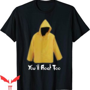 Georgie IT T-Shirt Yellow Rain Coat You'll Float Too Horror