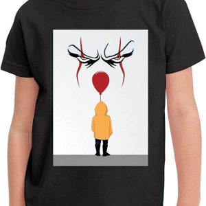 Georgie IT T-Shirt Yellow Raincoat Boy With Red Balloon