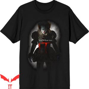 Georgie IT T-Shirt You'll Float Too Pennywise Scary IT Movie