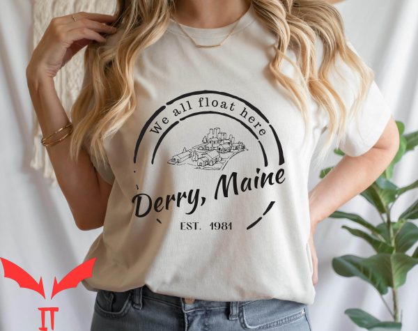 IT Chapter 2 T-Shirt You All Float Here Derry Maine Est 1981