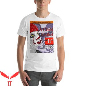IT Pennywise T-Shirt A Child Called It Killer Clown Face
