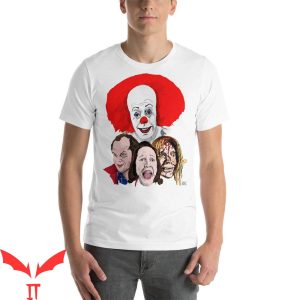 IT Pennywise T-Shirt Big Clown Face Stephen King Horror