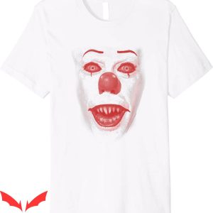 IT Pennywise T-Shirt Big Face Clown With Scary Mouth