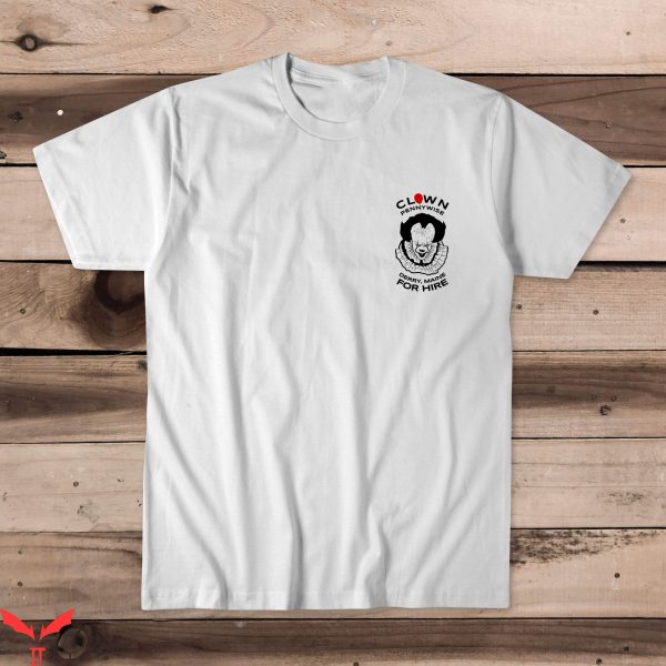 IT Pennywise T-Shirt Clown Pennywise Derry Maine For Hire