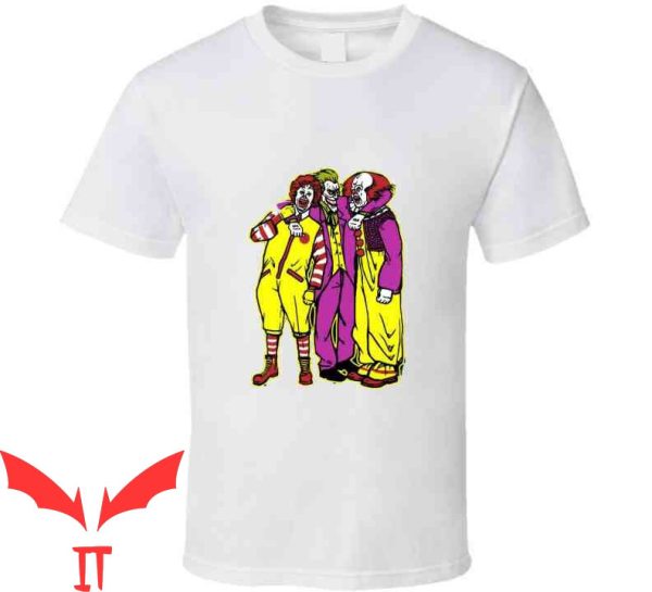 IT Pennywise T-Shirt Clown Ronald Mcdonald Joker Pennywise