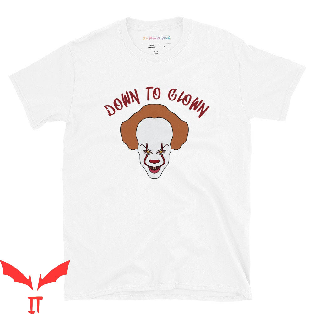 IT Pennywise T-Shirt Down To Clown Smiling Face IT The Movie