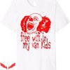 IT Pennywise T-Shirt Free WiFi In My Van Kids Killer Clown
